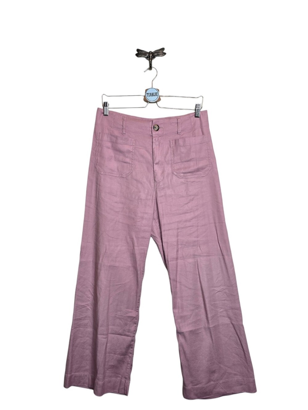 Maeve Colette 29T Wide-Leg Trousers European Linen 29T - Picture 2 of 15